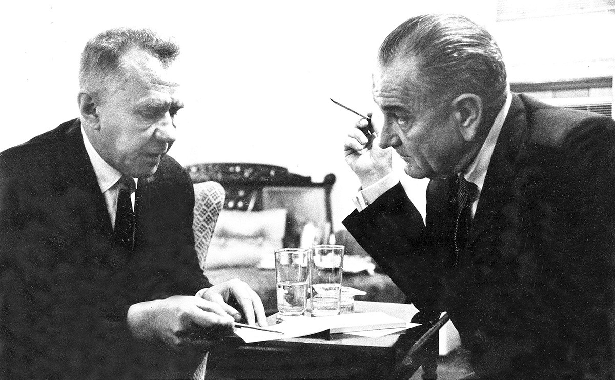 Alexei Kosygin and Lyndon Johnson