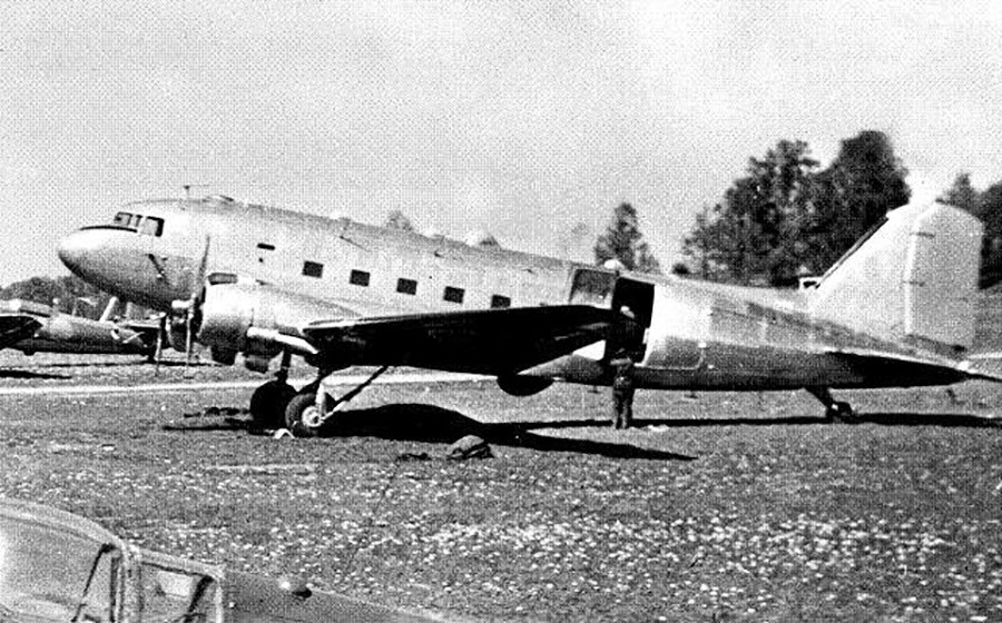 El avión sueco DC-3 