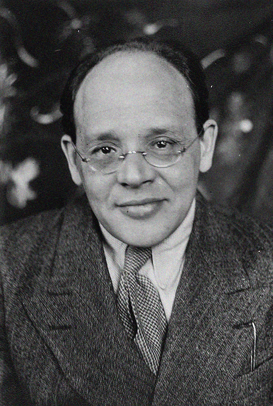 The author of 'Red Cavalry' Isaac Babel.