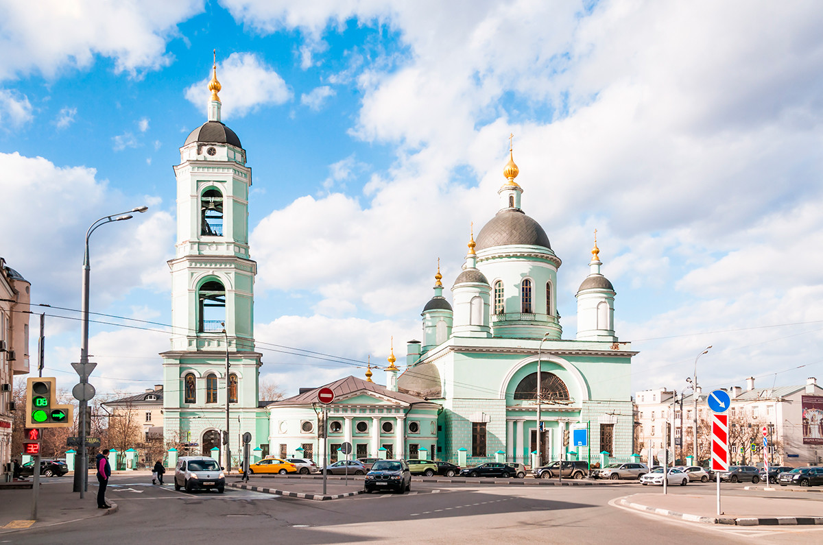La chiesa di San Sergio di Radonezh a Rogozhskaja Slobodà 
