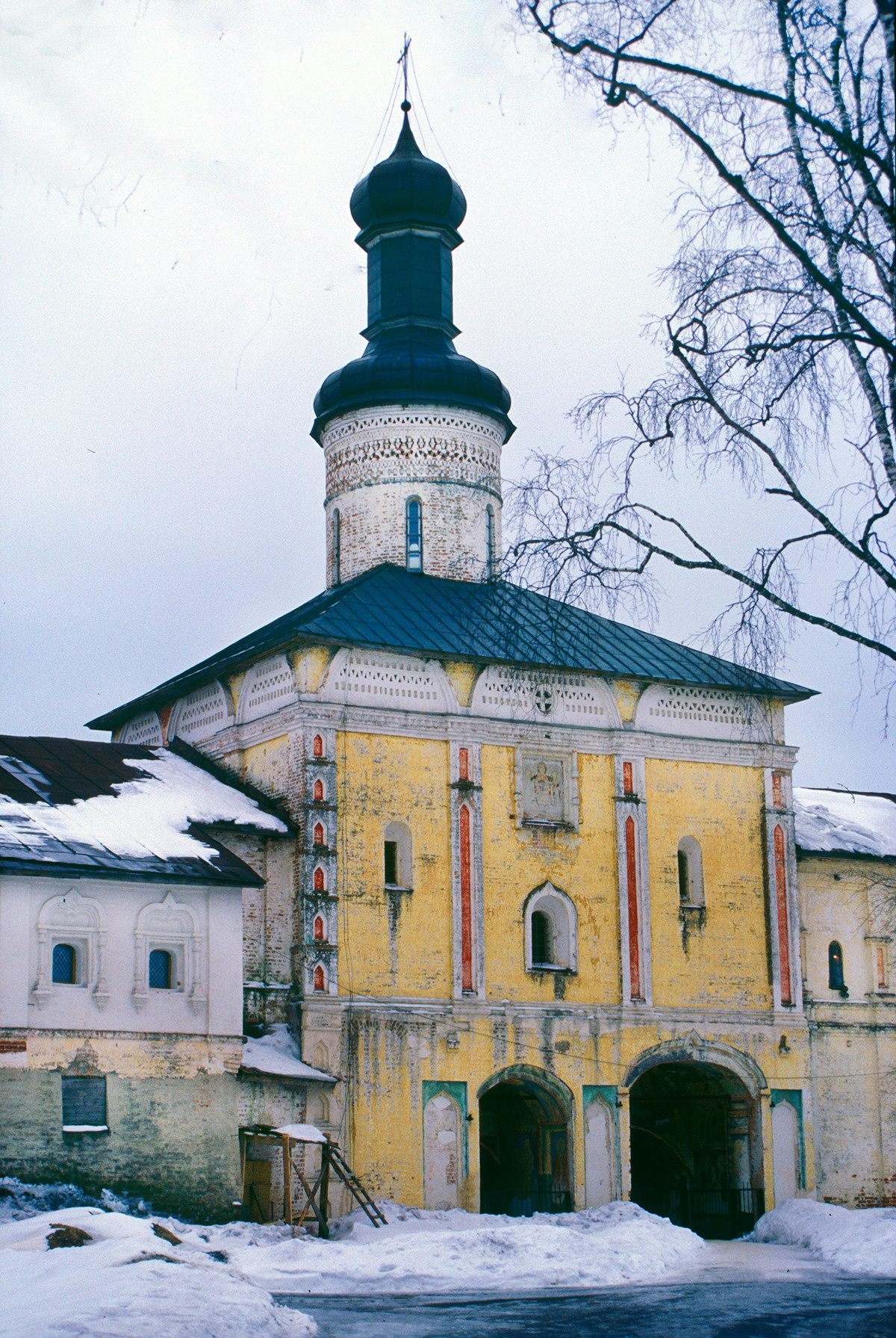 Church of St. John Climacus over Holy Gate, northeast view. April 1, 2001