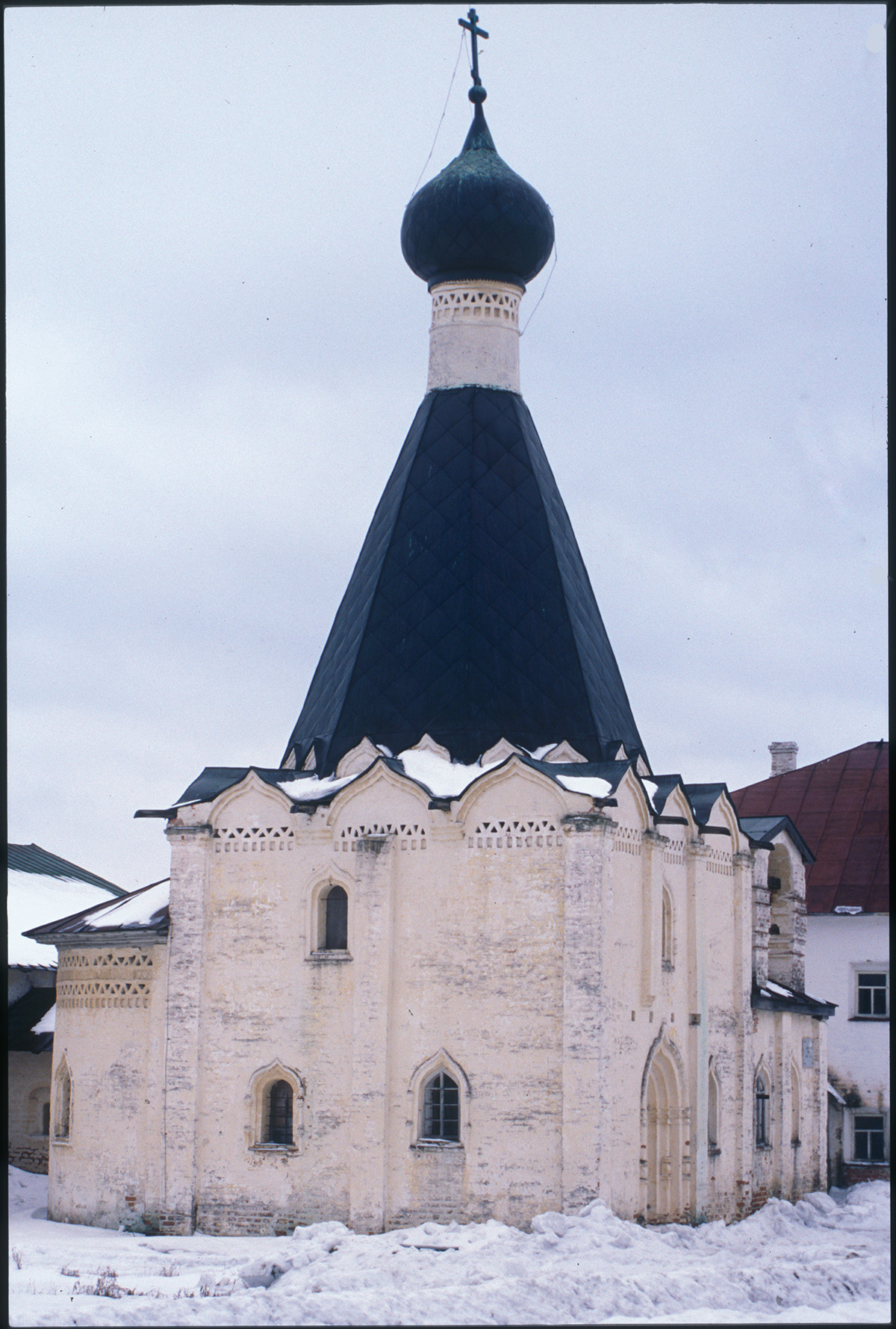 Church of St. Euthymius, north view. April 1, 2001 