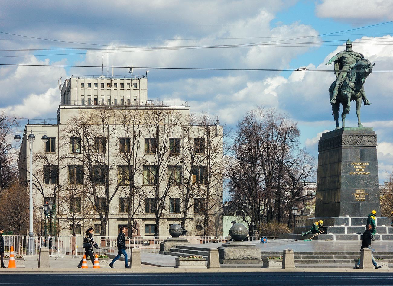 Piazza Tverskaya a Mosca. Sottoterra si nasconde il bunker 