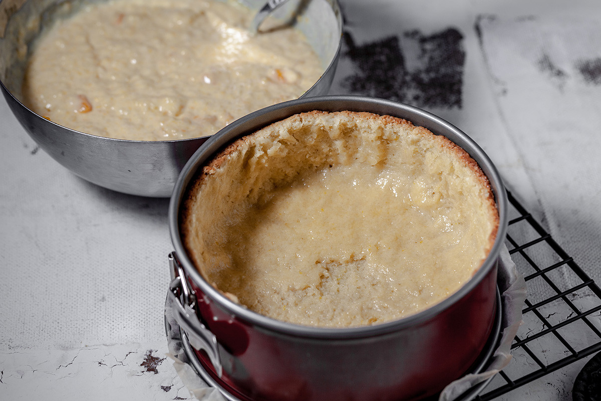 Sweet krupenik Russian millet dessert with pumpkin and citrus scent