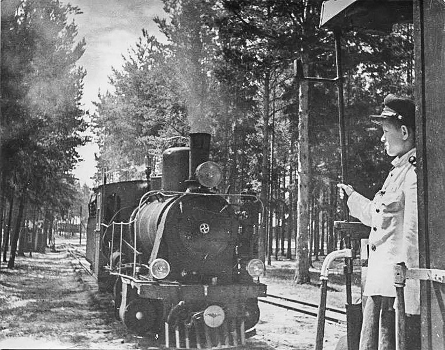 Children's railway in Kratovo, 1945-49