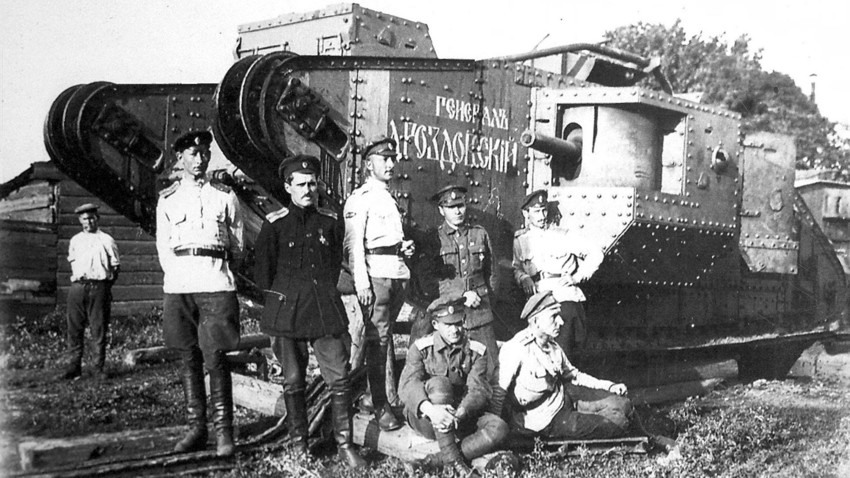 Posada tenka "General Drozdovski", rujan 1919.
