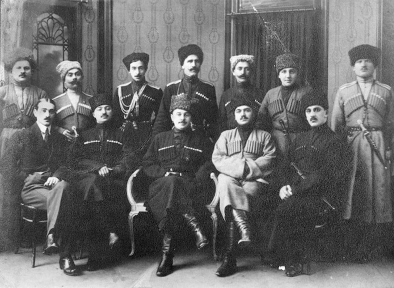 Раководители на Планинската република (Република на сојузот на народи на Северен Кавказ).
