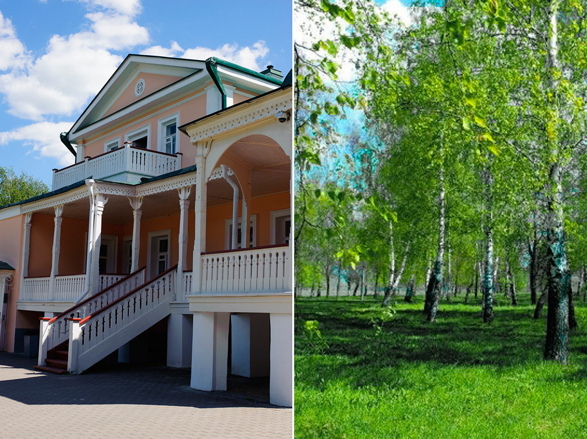 La casa di Kashina e il giardino a Konstantinovo