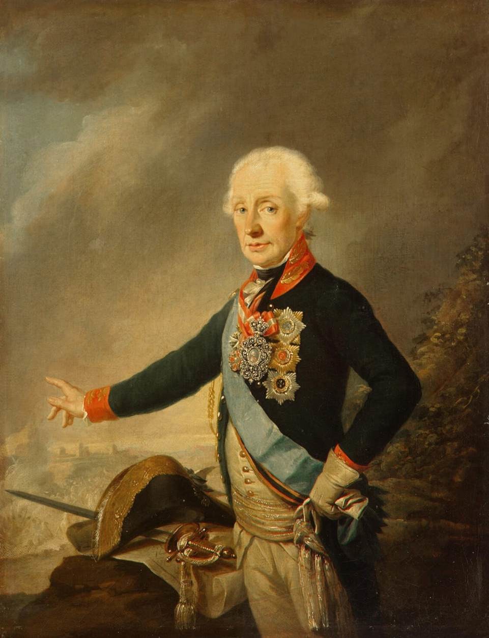 Alexandre Souvorov, portrait par Joseph Kreutzinger