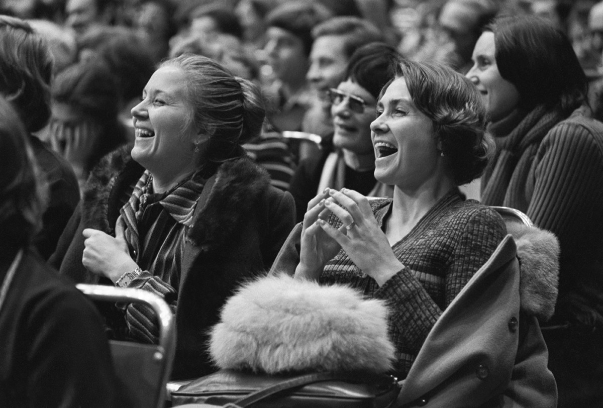 A poetry evening in Moscow, 1976.