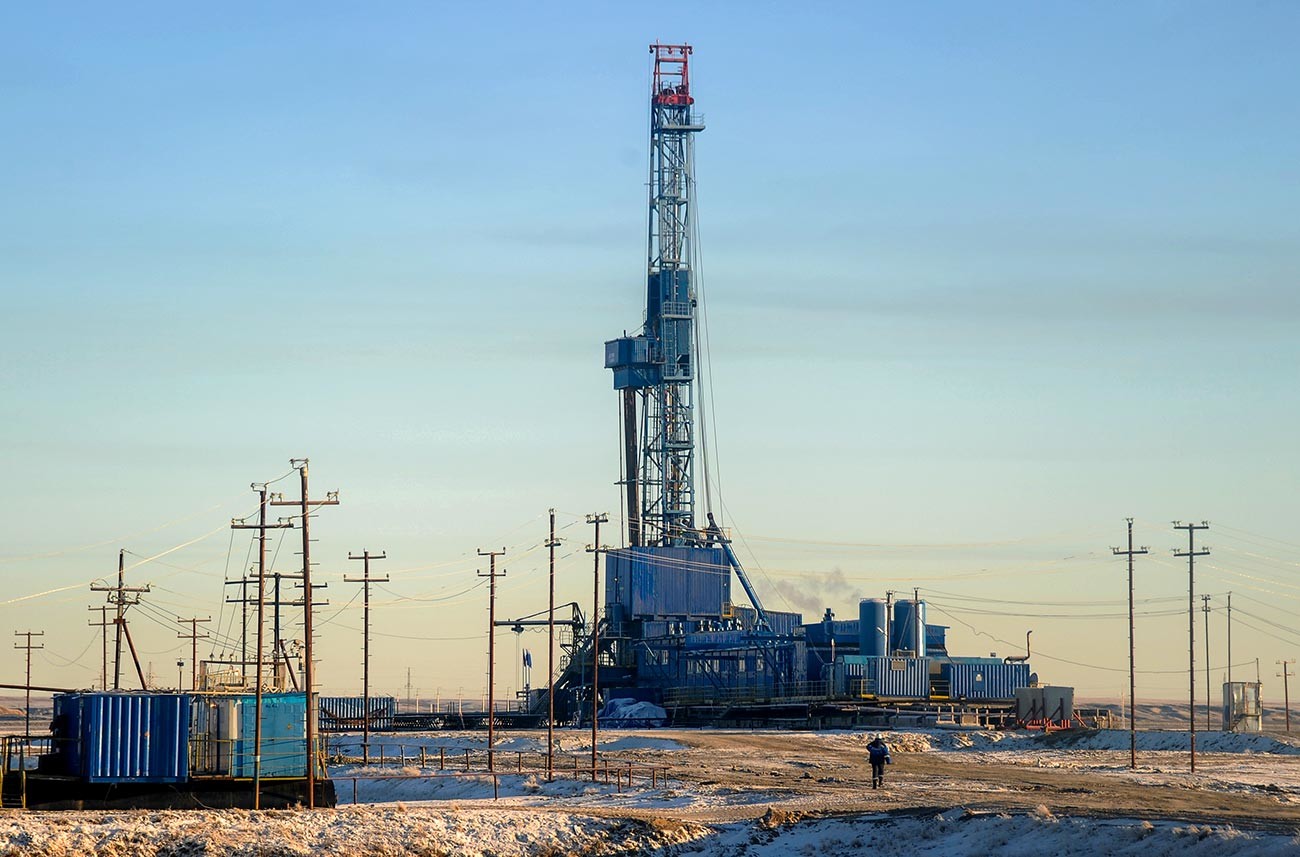 Gaz drilling rig in Yamal.