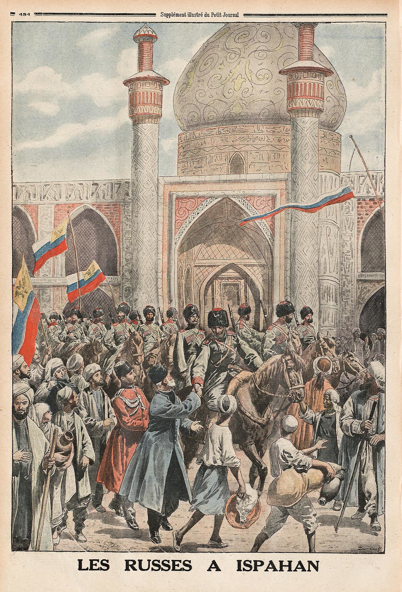 Russian troops in Isfahan.