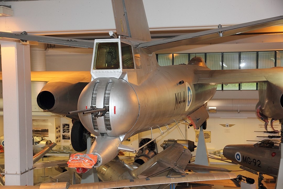 Armas traseiras de IL-28R (NH-4) no Museu Central da Aviação da Finlândia 2012