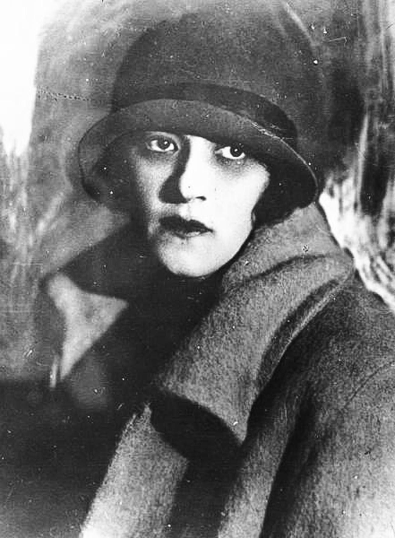 La actriz Faina Ranévskaia, 1928

