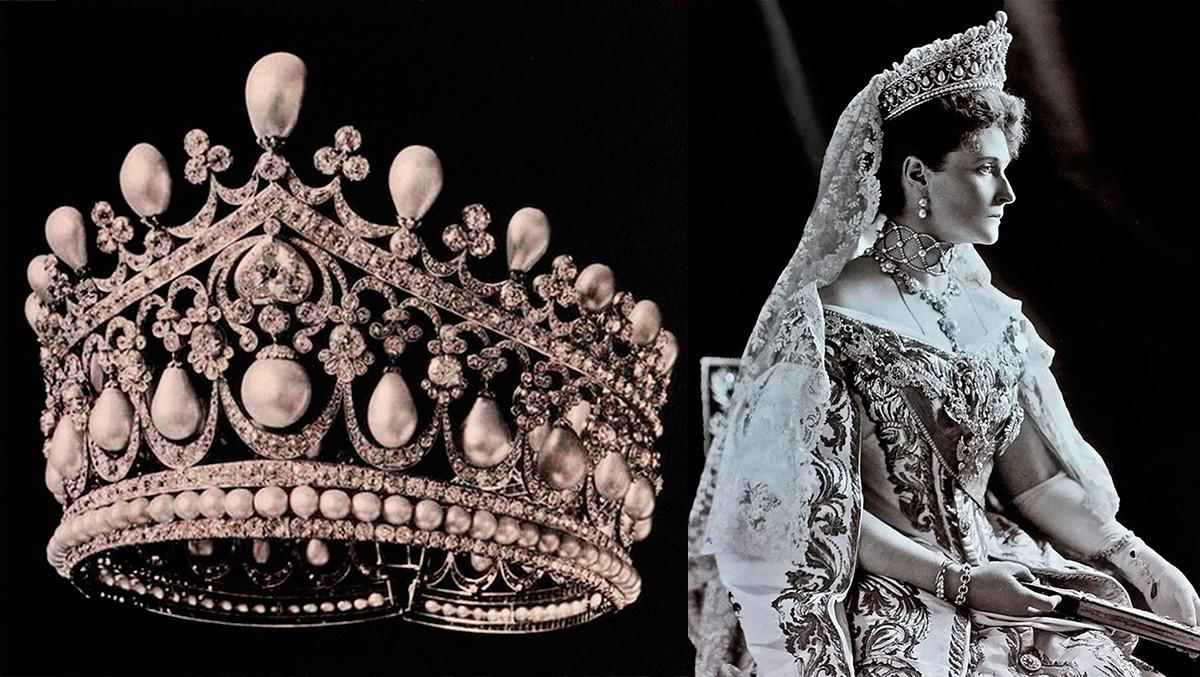Alexándra Feodorovna con esta tiara.