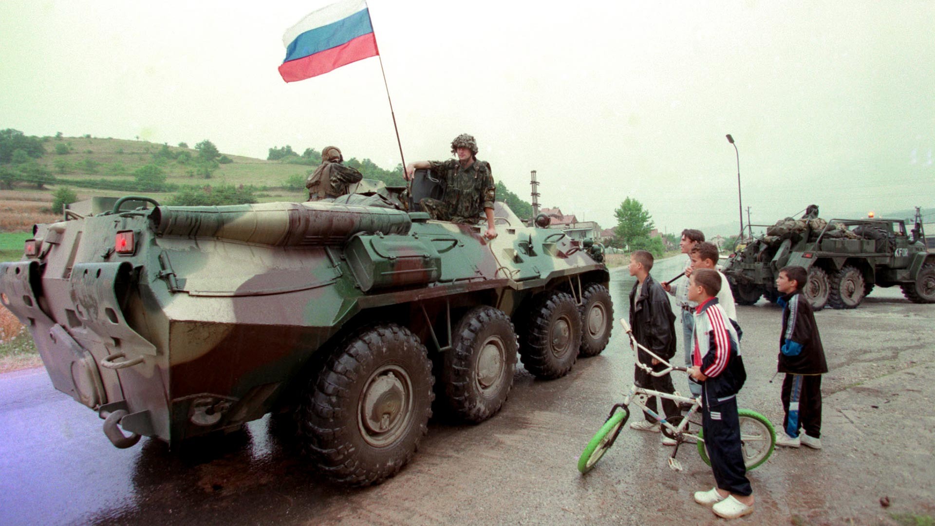 Група на руския миротворчески батальон е разположена в зоната на отговорност на миротворческите сили на САЩ в Косово
