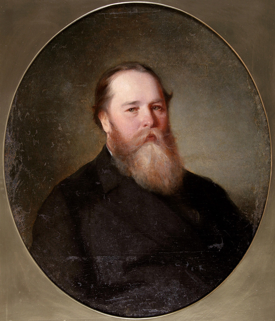 Портрет на П. И. Губонин Автор Макаров Иван Кузмич Дата на създаване 1860 г.