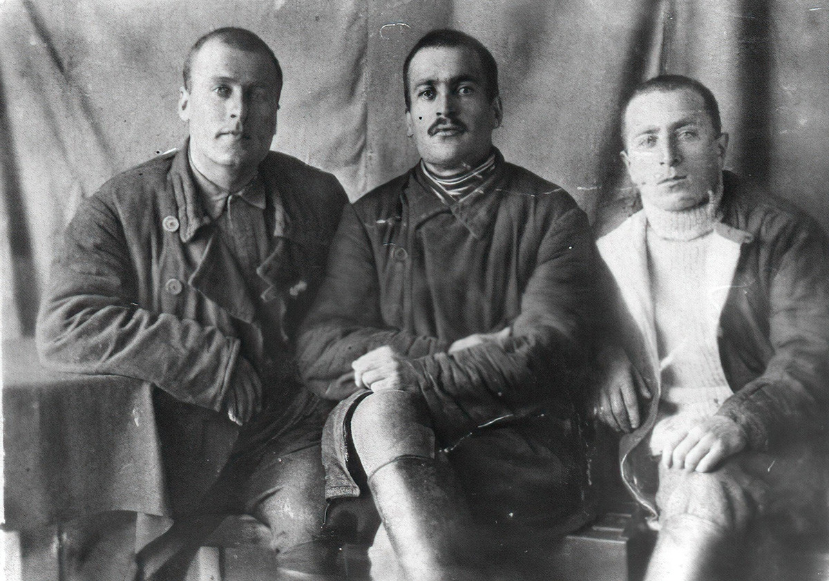 Mineradores de Kolimá, por volta de 1937 e 1938