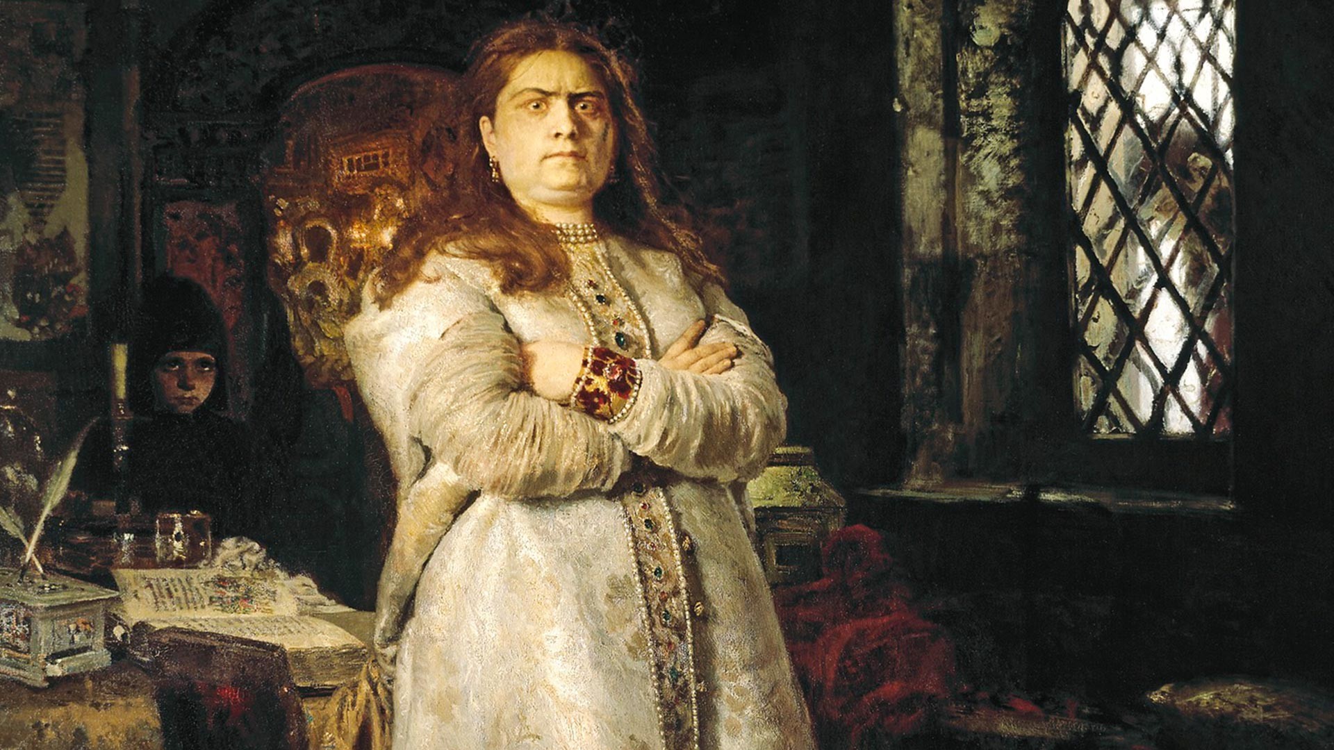 "La tsarevna Sofija" di Ilya Repin, 1879
