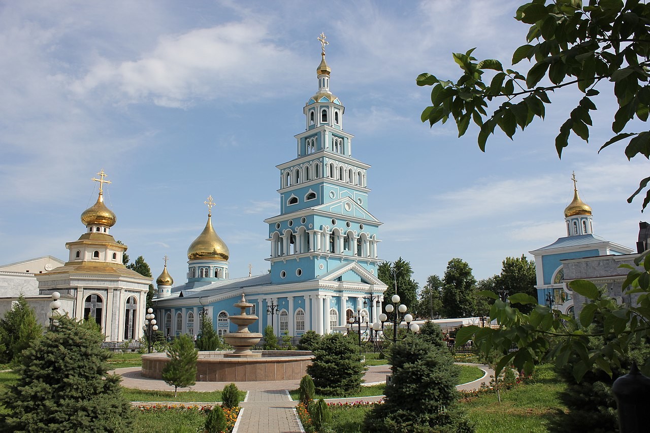 Assumption Cathedral in Tashkent, present-day Uzbekistan, built in 1958