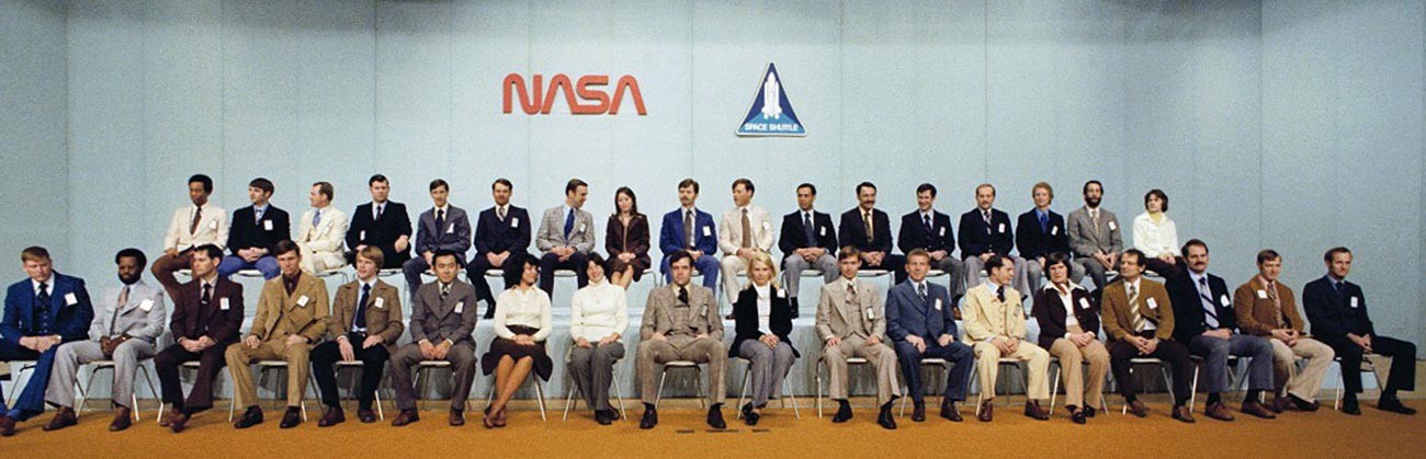 The eighth group of NASA astronauts selected in 1978. 