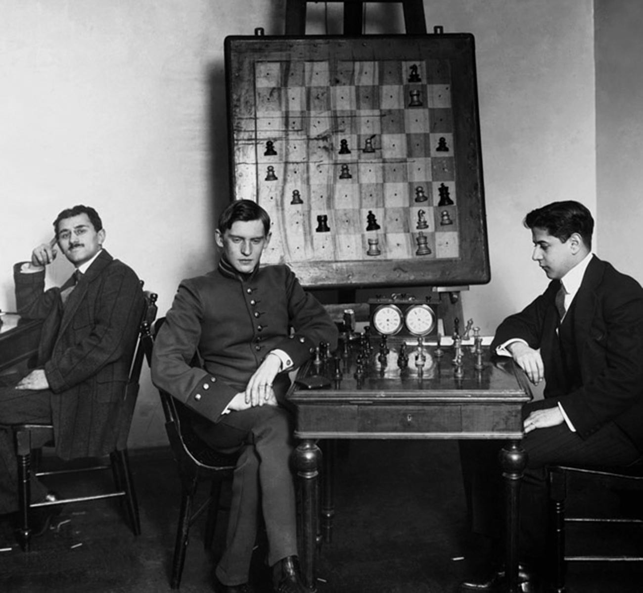 Alekhine vs José Raúl Capablanca, 1914.