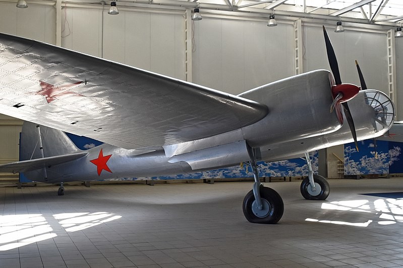 Ejemplar de DB-3 expuesto en el Museo de Monino (Moscú)