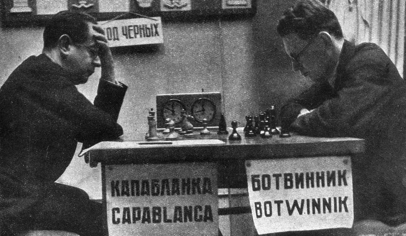 Botvinnik contro José Raúl Capablanca, 1935