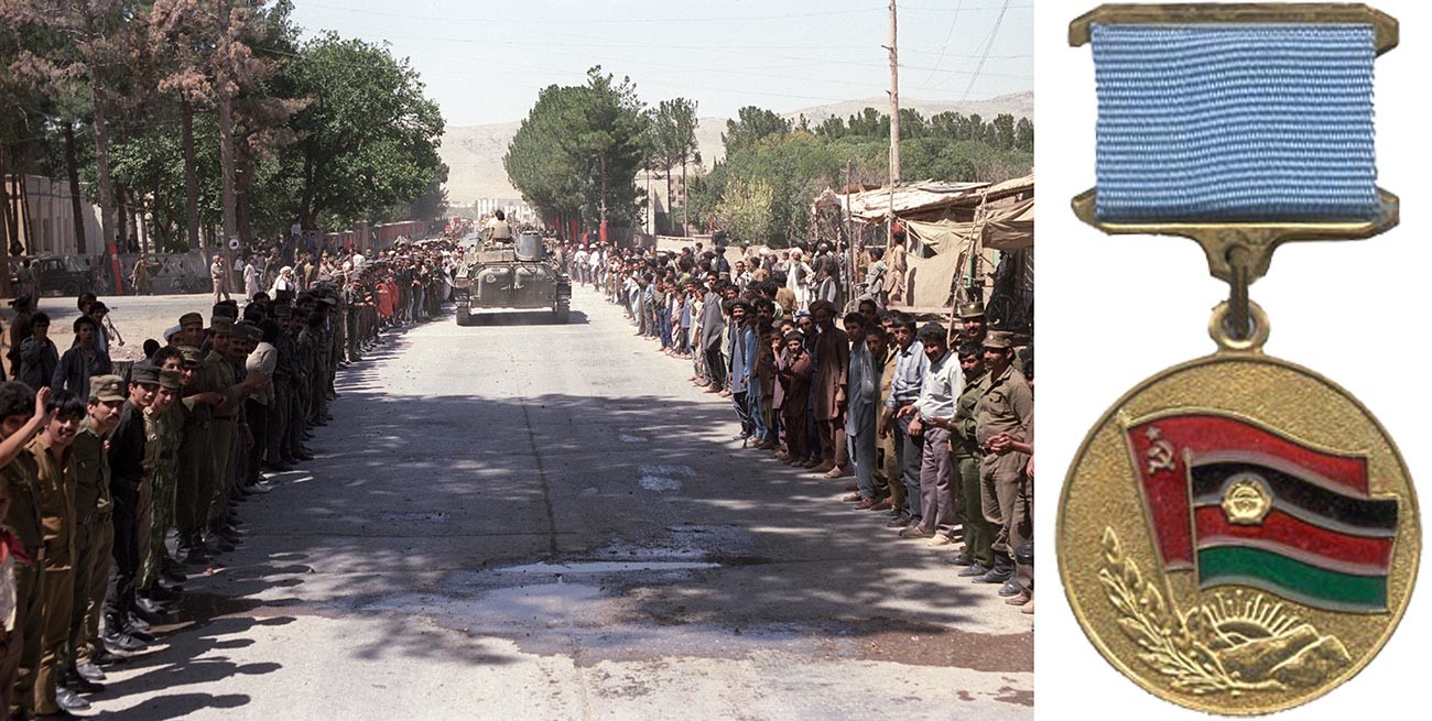 Повлачење ограниченог контингента совјетских трупа из Авганистана. Житељи Кандагара испраћају совјетске војнике-интернационалисте.