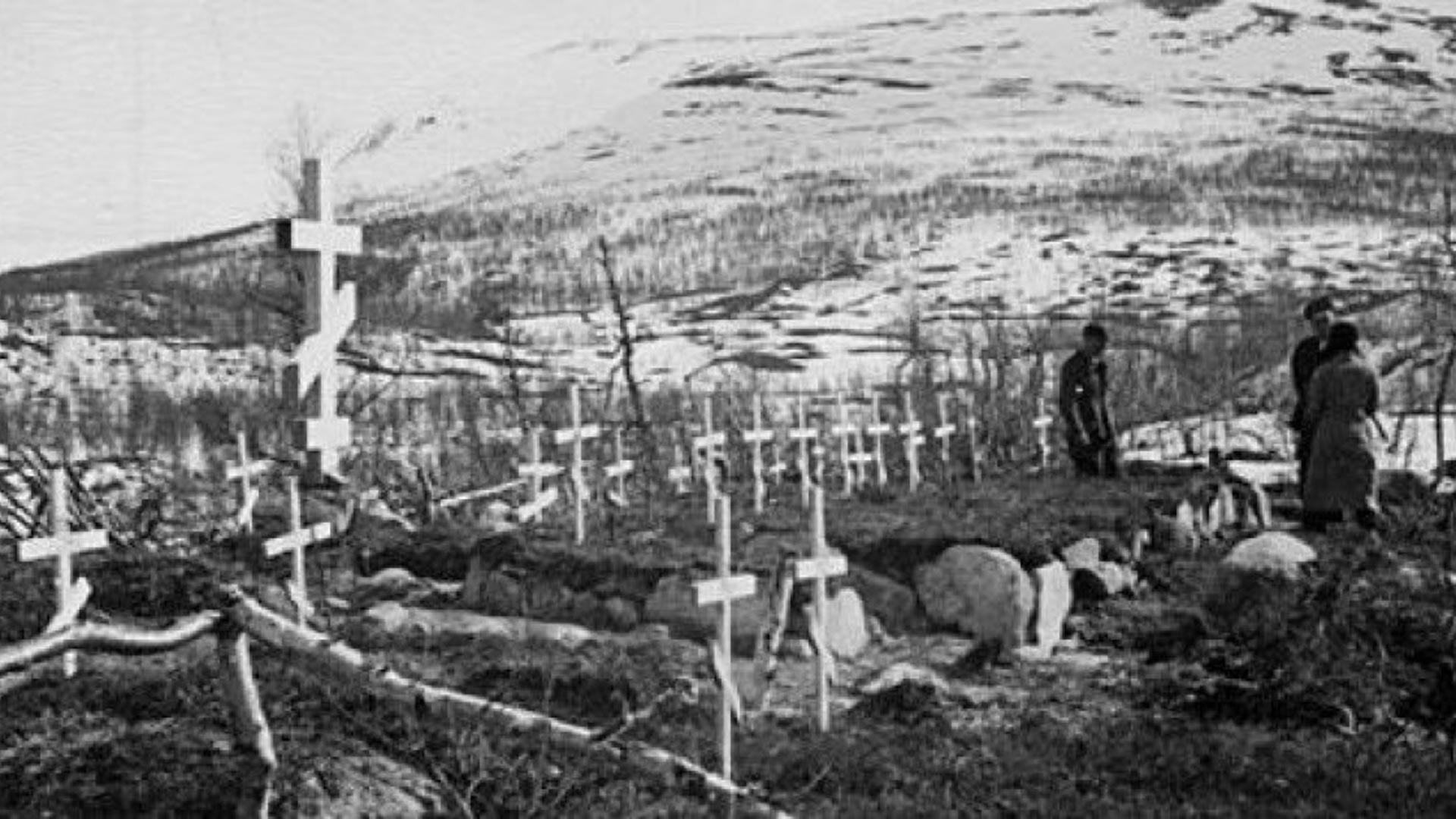 Cemitério soviético no norte da Noruega