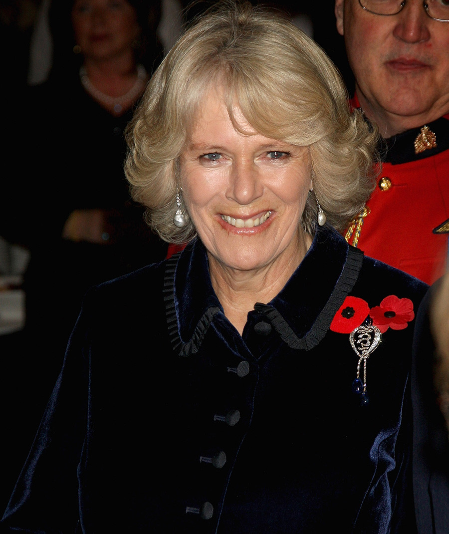Херцогинята на Корнуол Камила по време на прием в The Rooms, Сейнт Джонс, Канада, 3 ноември 2009 г.
