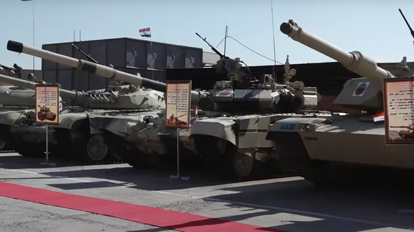 Los tanques Tipo 59, Т-72М1, Т-90S y М1А1М Abrams en Irak.