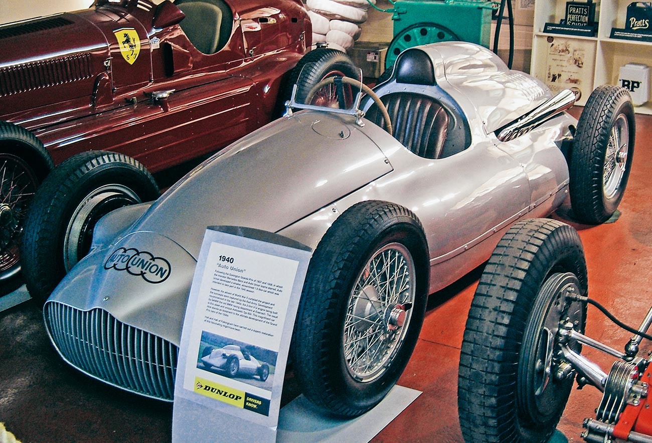 Auto Union Sokol Typ 650 dalam Koleksi Grand Prix Donington.