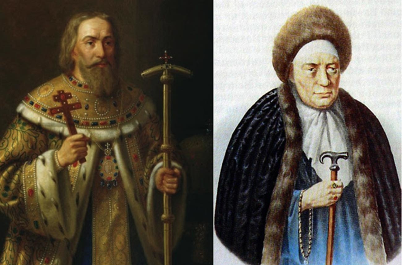 Fyodor Romanov (1553-1633) e Ksenia Shestova (1631), genitori dello zar Mikhail Fyodorovich (1596-1645)