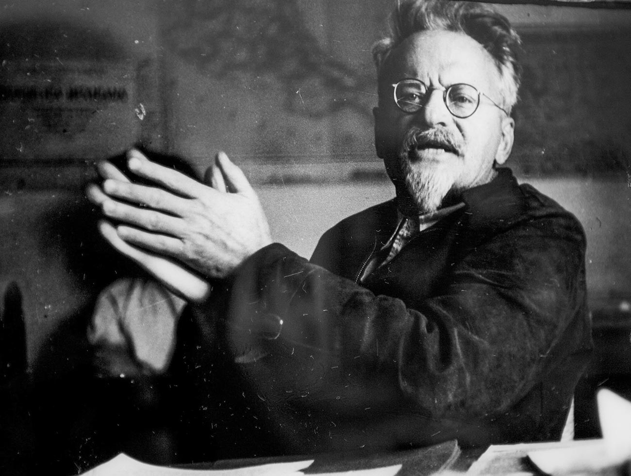 Leon Trotsky in Mexico.
