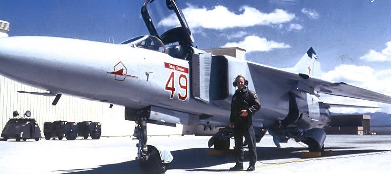  MiG-23 of the 4477th Test and Evaluation Squadron.