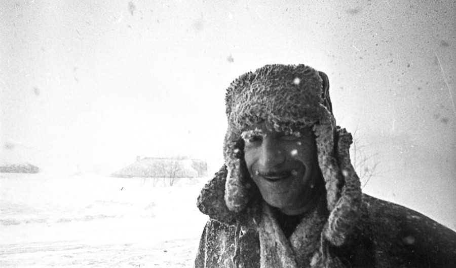 Winter in der Stadt, Insel Sachalin
