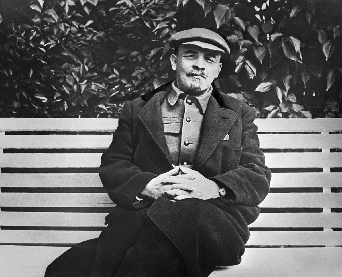 Ленин в Горки, Московска област, 1922 г. 