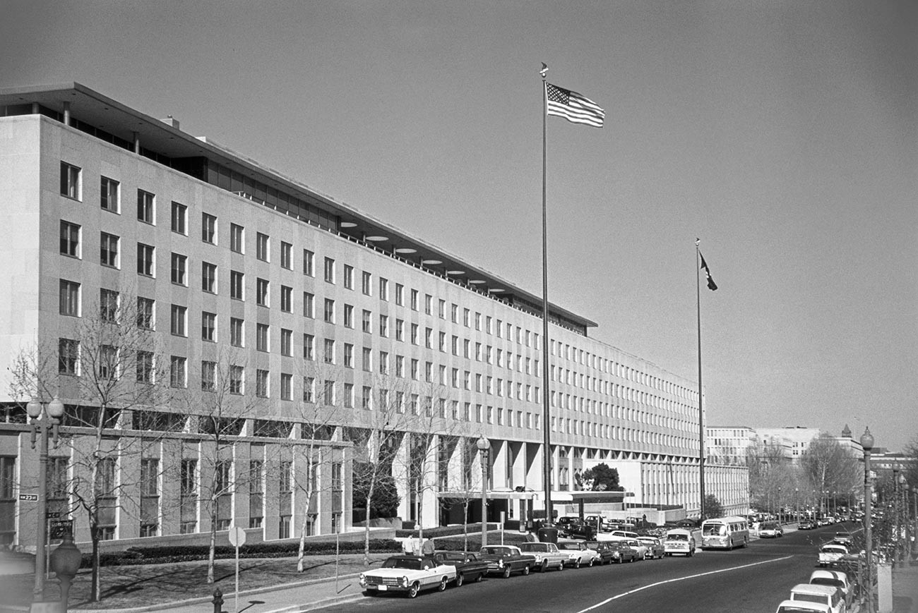 The U.S. State Department Building.