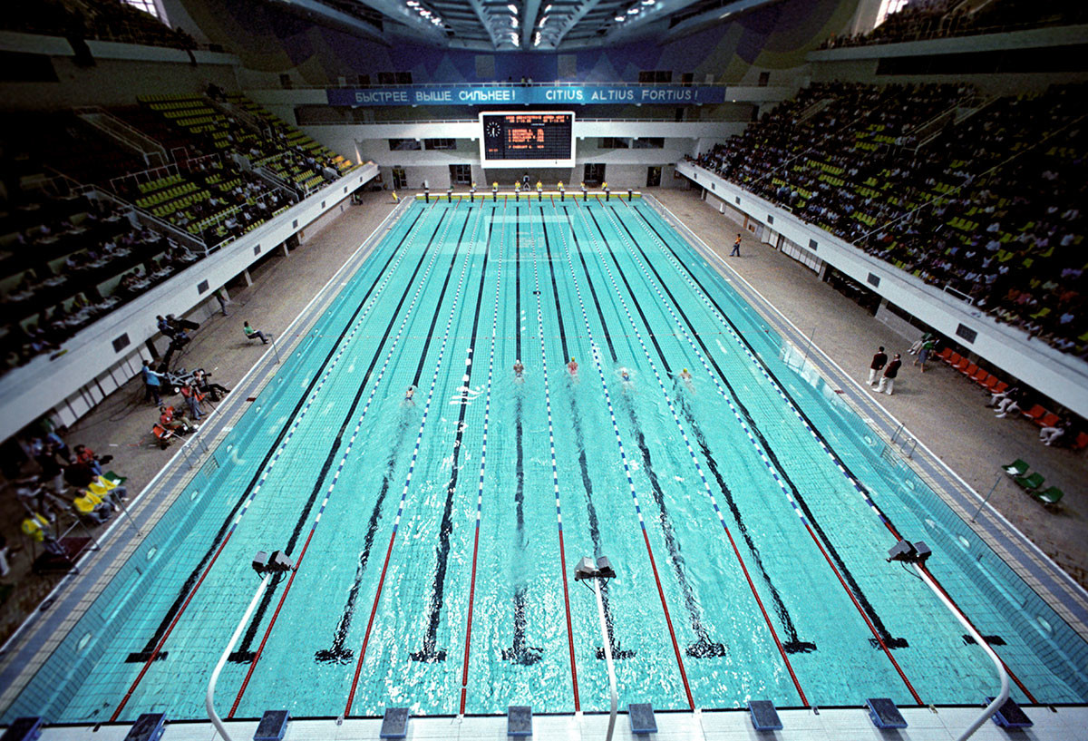 The swimming pool of ‘Olimpiyskiy’.