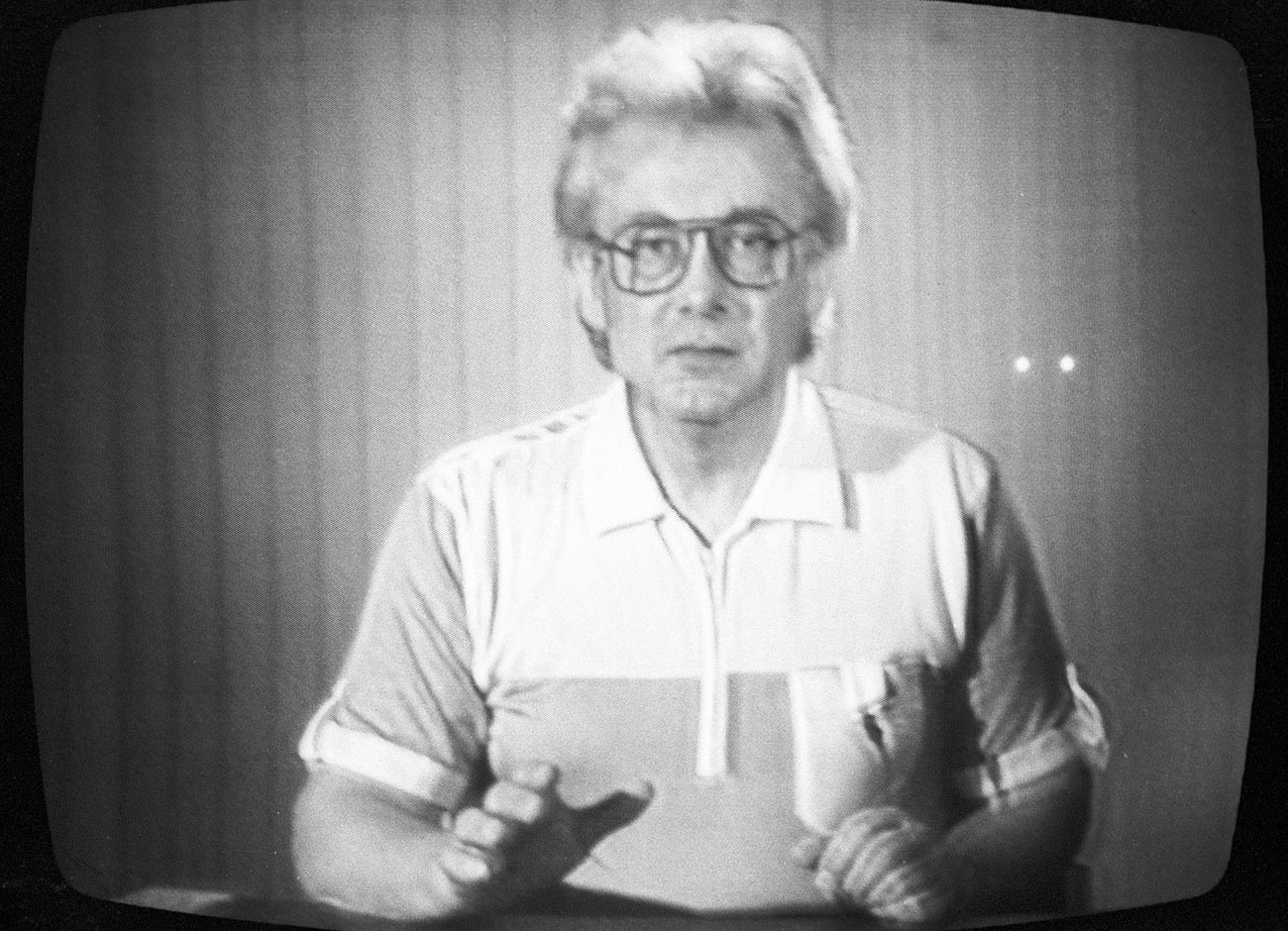 Programa de Chumak en la televisión soviética.