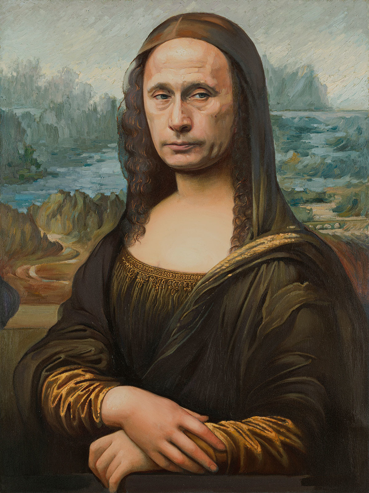 Alexánder Kosolapov. Mona Lisa, 2020

