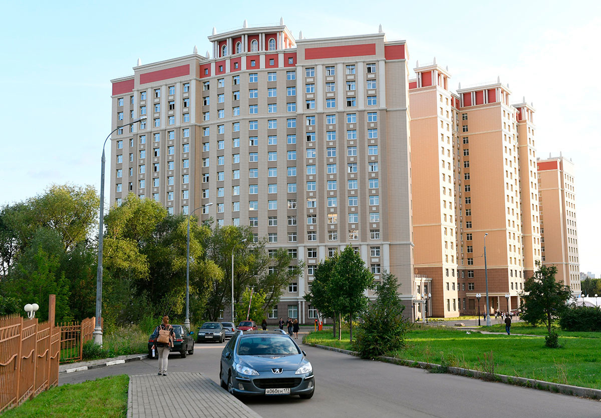 Buildings of the student campus of Lomonosov Moscow State University