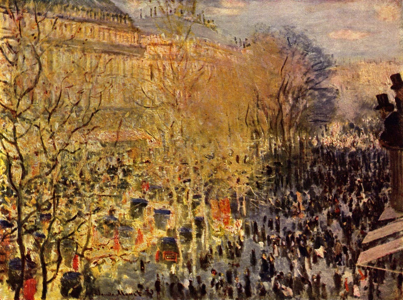 Клод Моне. «Бульвар Капуцинок в Париже», 1873