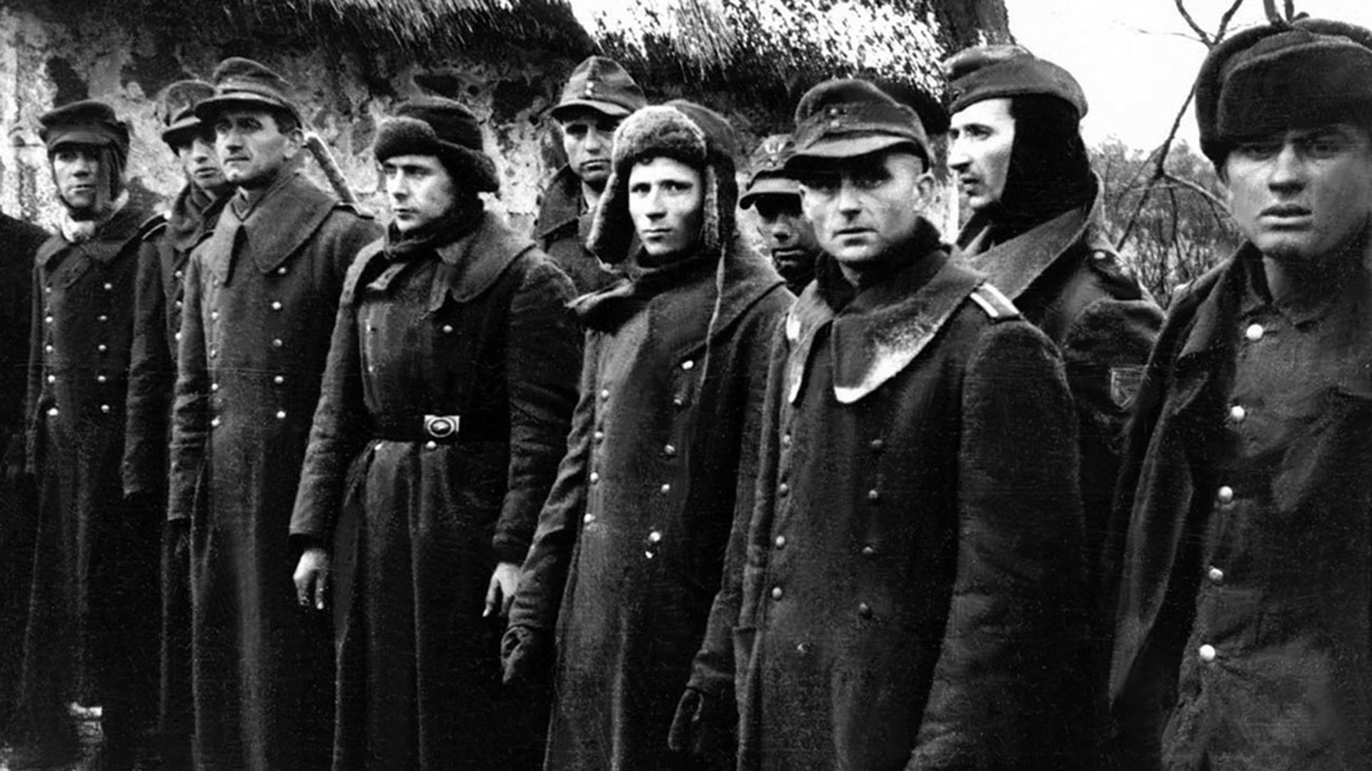 Njemački vojnici koje su zarobili Crvenoarmejci. 