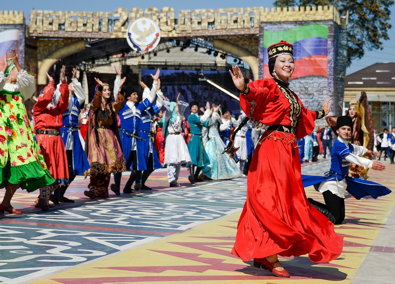A festival of Dagestan peoples in Derbent.