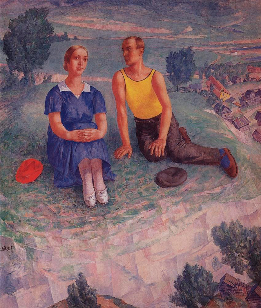 Spring, 1935. Kuzma Petrov-Vodkin.
