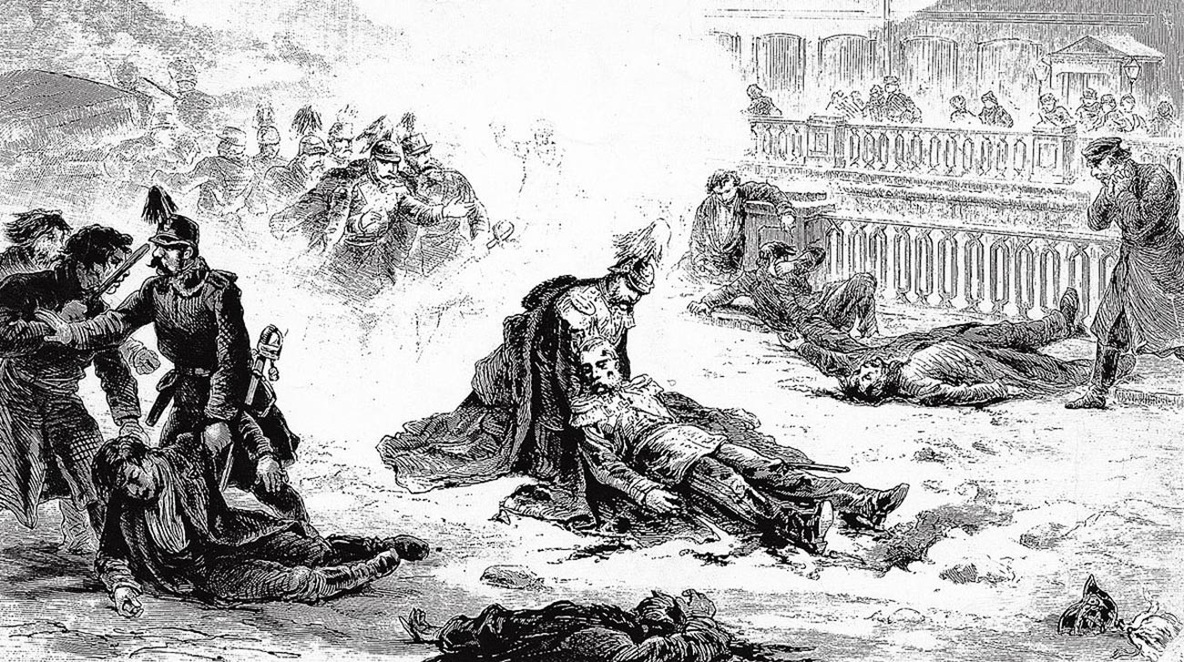 Die Ermordung von Alexander II. am 1. März 1881