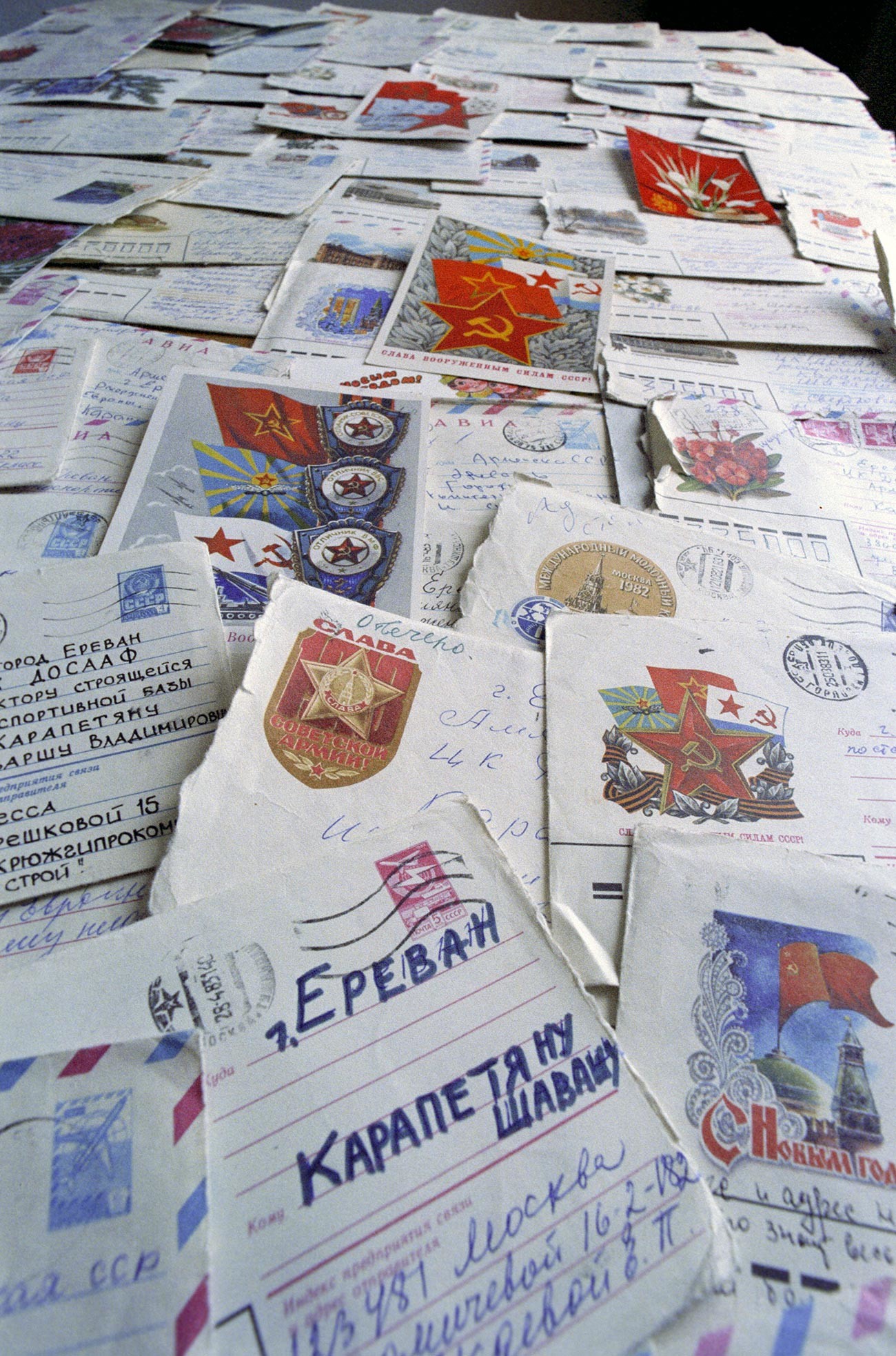 Lettres adressées à Karapetyan suite à ses exploits