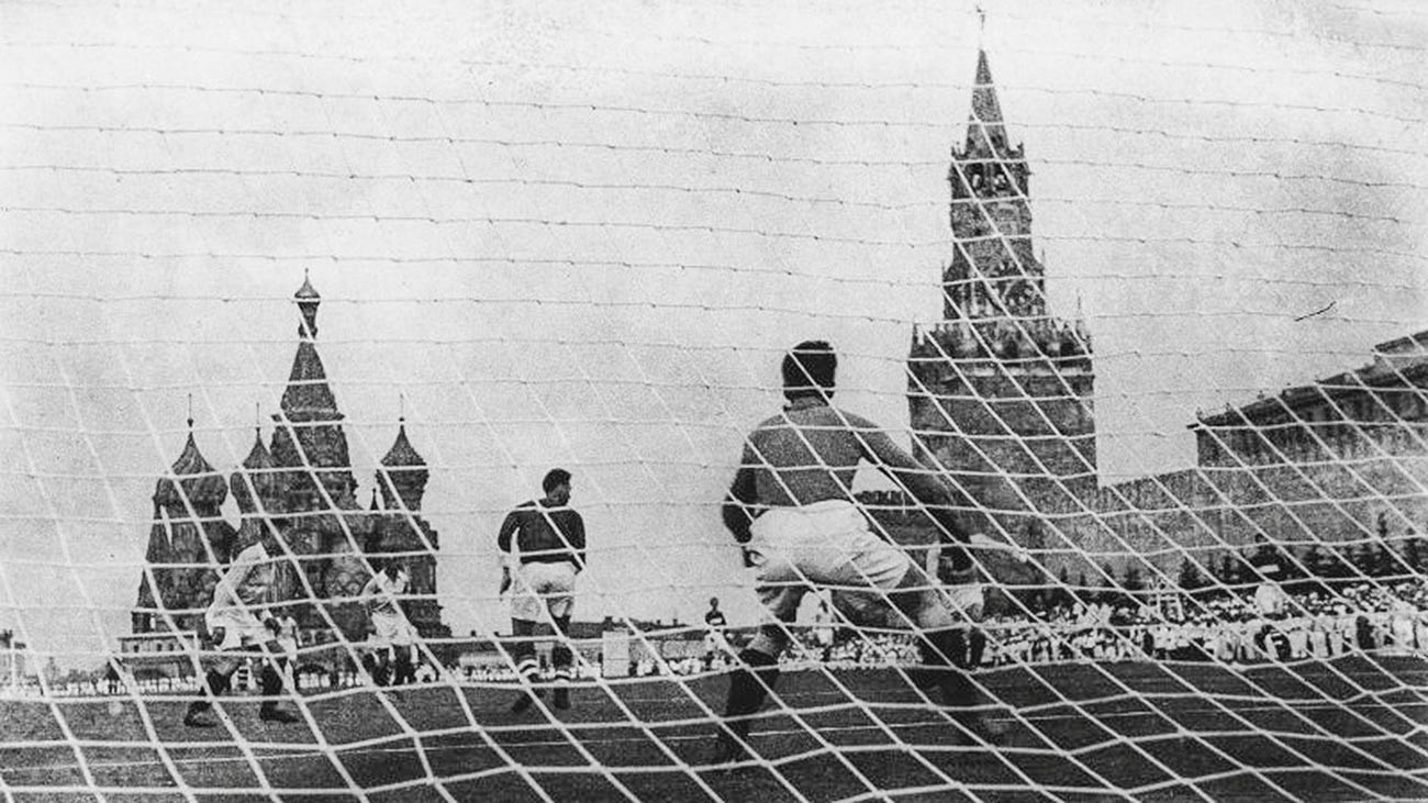 Soccer game on Red Square